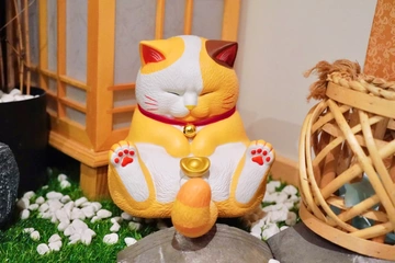 Orange Fortune Cat (300%), Crotch Staring Cats, Unknown, Pre-Painted